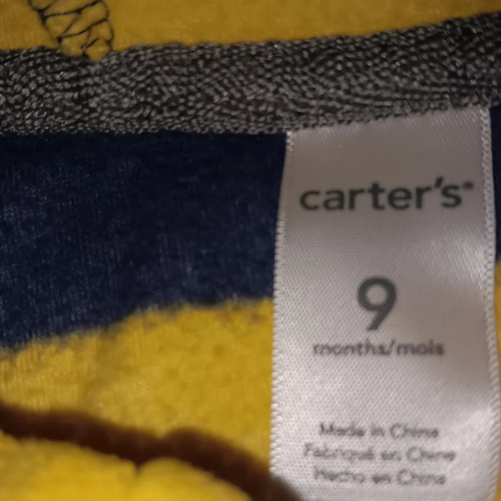 Boys size 9 month, Carter's hooded jacket